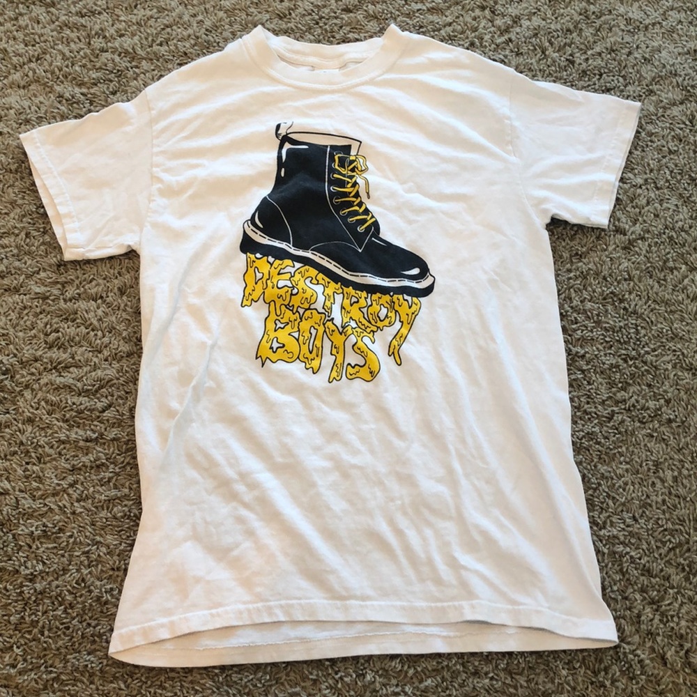 RARE Destroy Boys band concert t-shirt